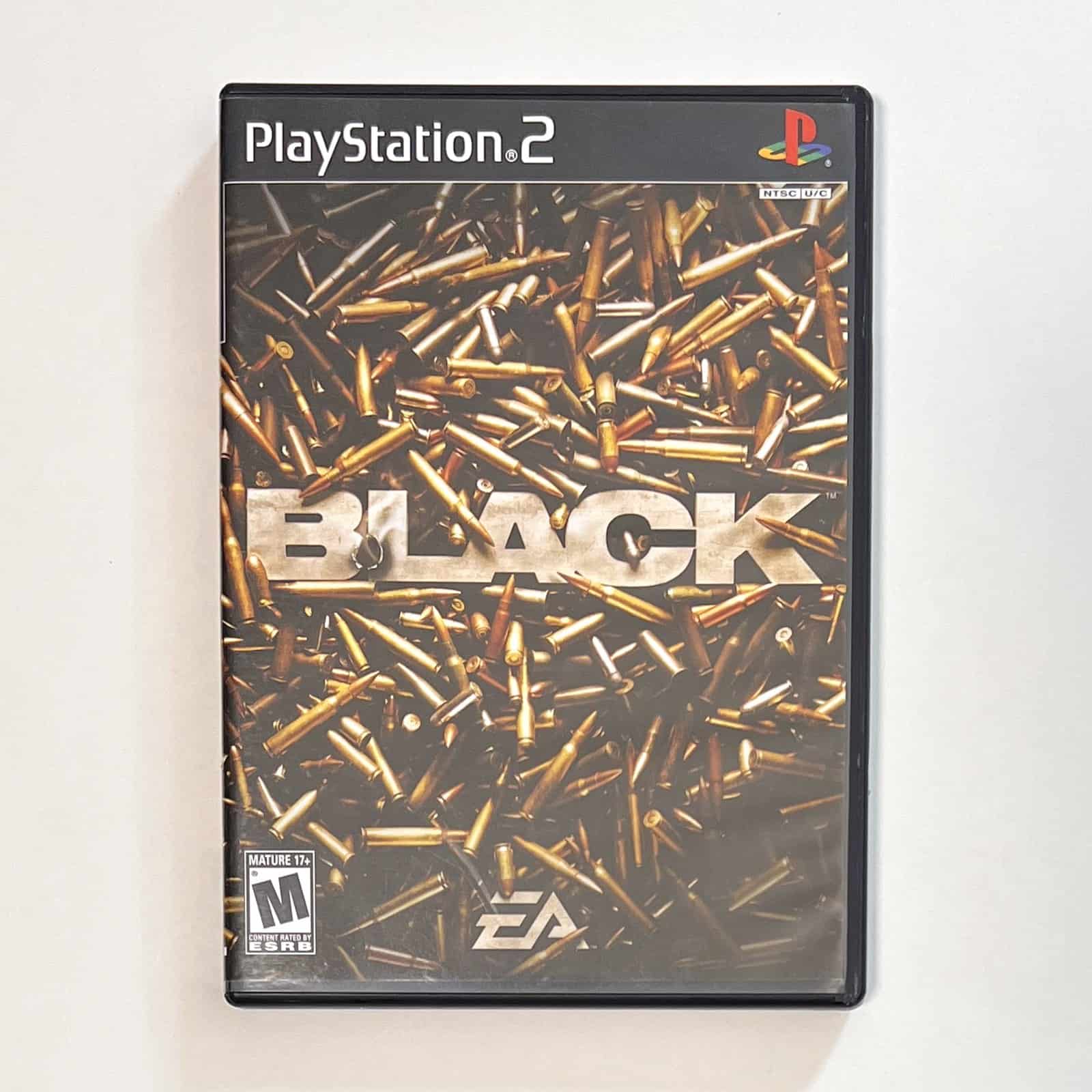 Black PS2 front cover
