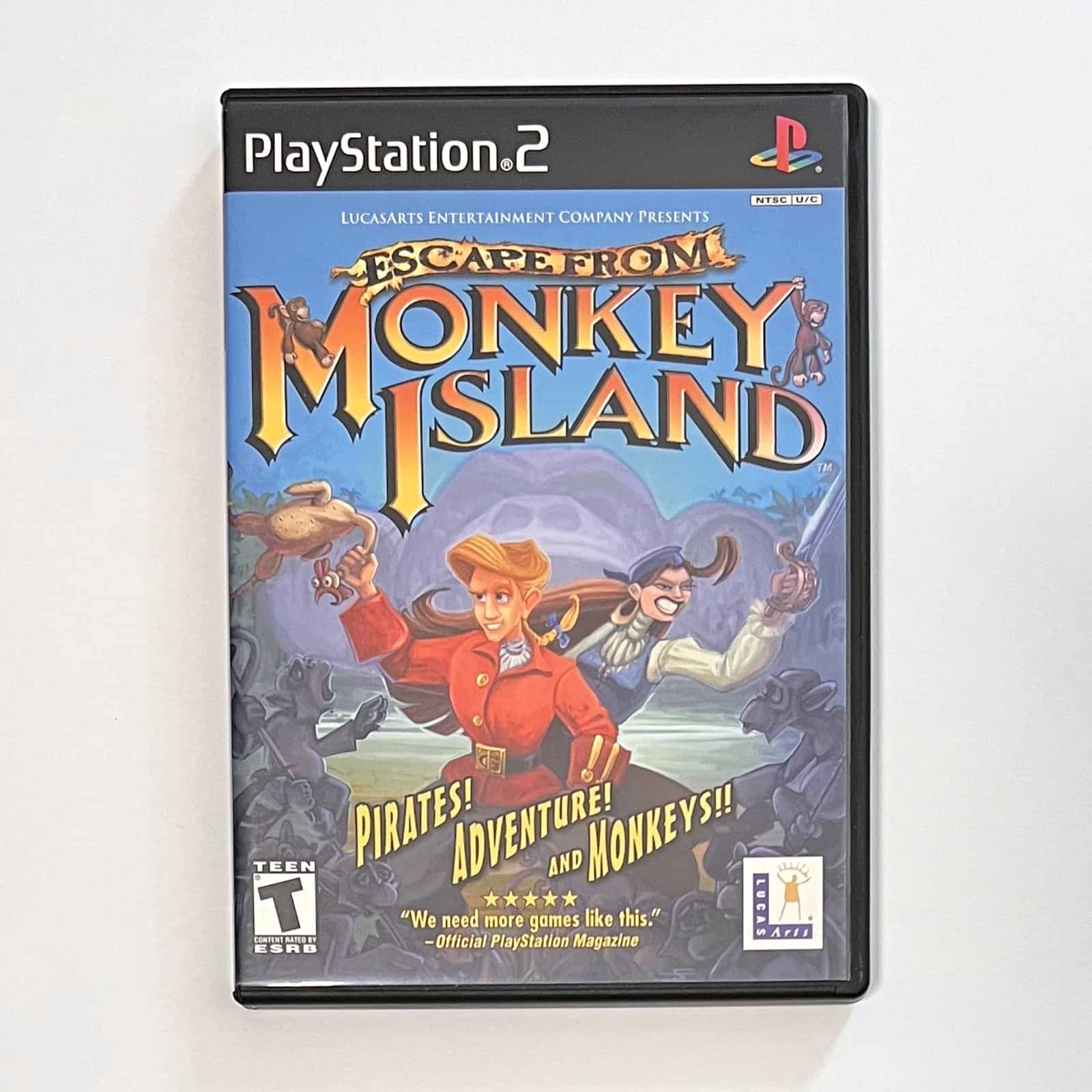 Escape from Monkey Island PS2 front cover