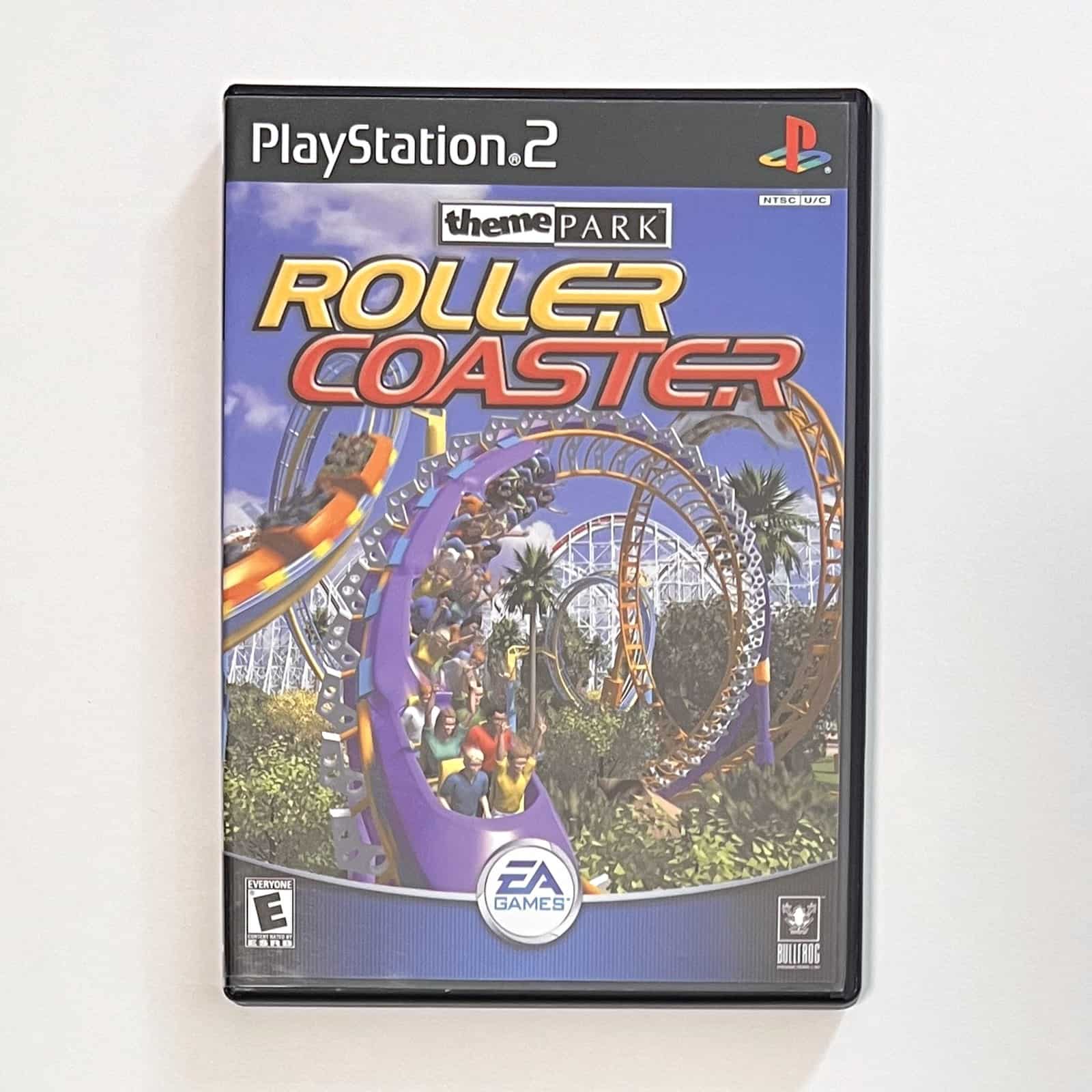 Theme Park Roller Coaster PS2 front cover