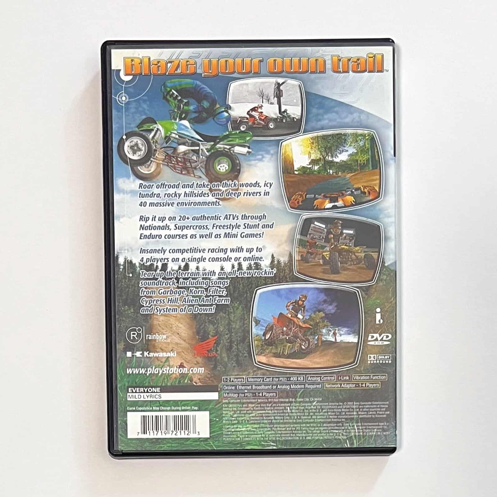 ATV Offroad Fury 2 PS2 back cover