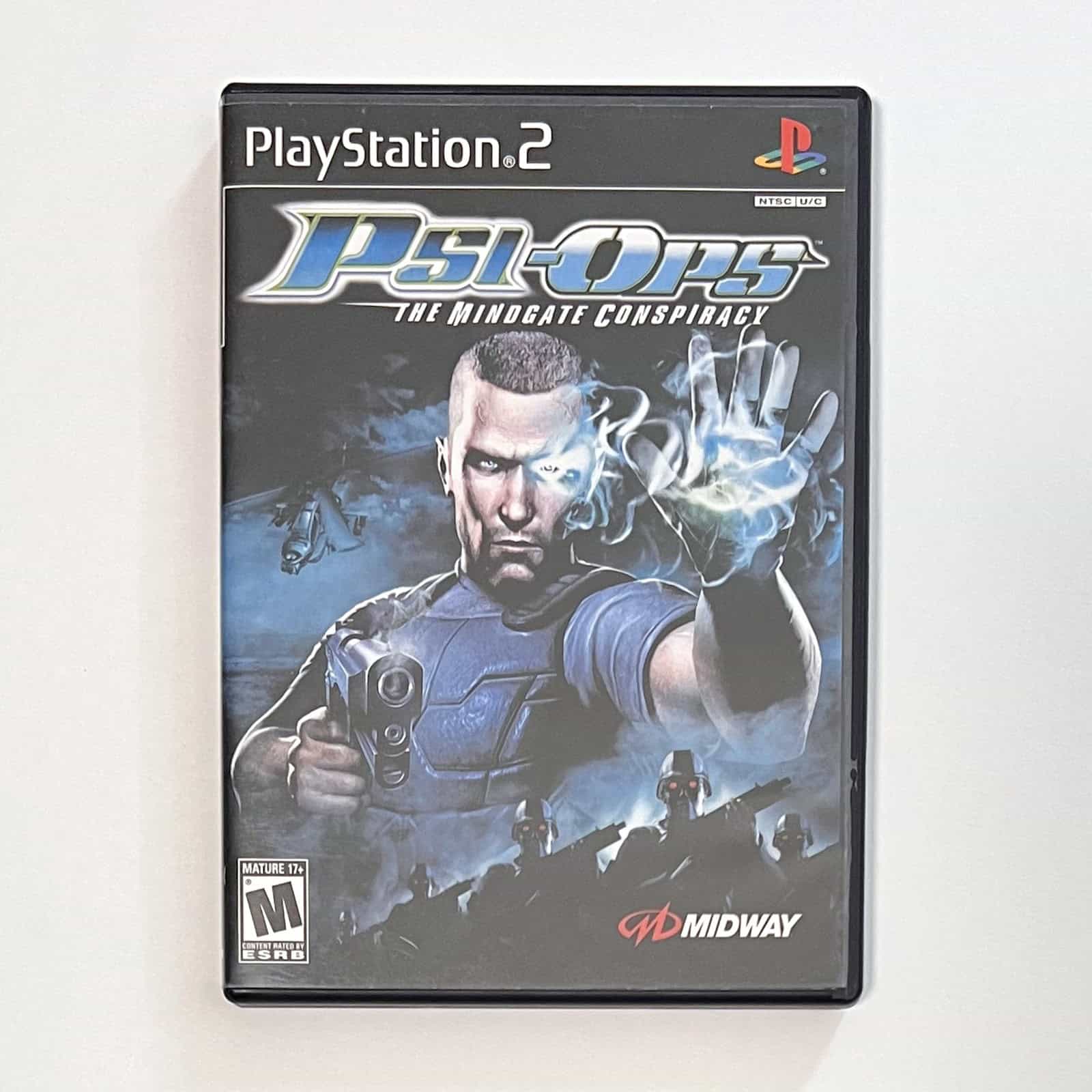 Psi-Ops: The Mindgate Conspiracy PS2 front cover